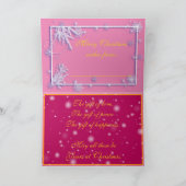 Happy Christmas Holiday Best Popular Geschenk Karte (Innenseite)