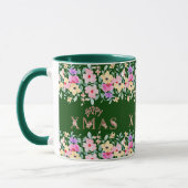 Happy Christmas Holiday Elegant Tasse (Links)