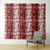 Happy Christmas Holiday Elegant Wandteppich (Beispiel (Horizontal))