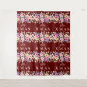 Happy Christmas Holiday Elegant Wandteppich (Vorderseite)