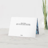 Happy Christmas Husband Swan Karte (Rückseite)