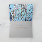 Happy Christmas Husband Swan Karte (Innenseite)