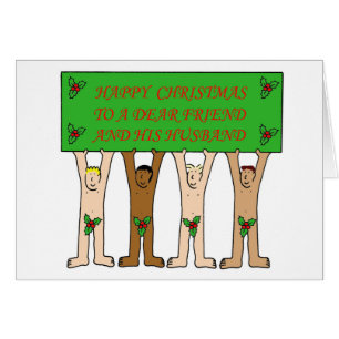 Happy Christmas Lieber Freund und sein Mann