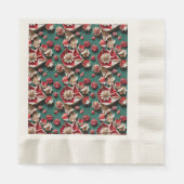 Happy Christmas Origami 11 - Paper Napkins Serviette (Vorderseite)