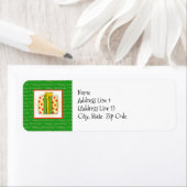 Happy Christmas Package Rücksendeadresse Label (Insitu)