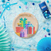 Happy Christmas Party Time Design Pappteller (Party)