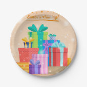 Happy Christmas Party Time Design Pappteller (Vorderseite)