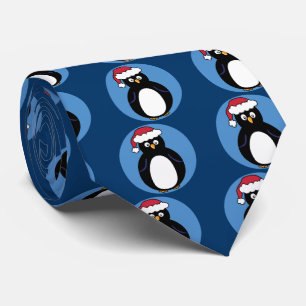 Happy Christmas Penguin Krawatte