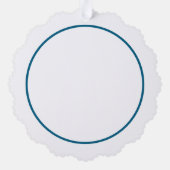 Happy Christmas Possum Ornament Karte (Rückseite)