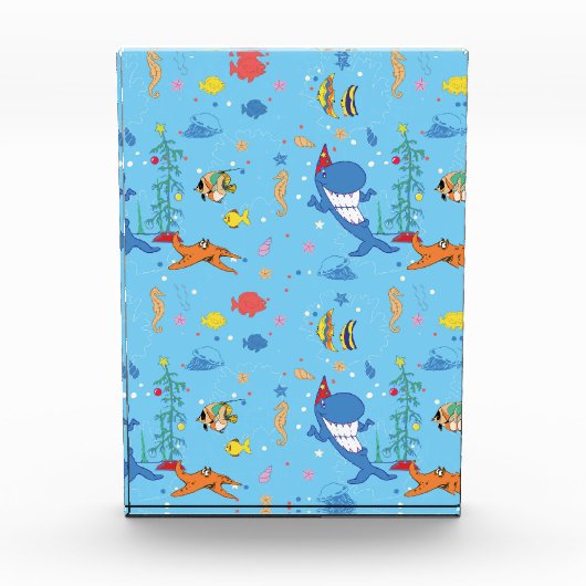 Happy Christmas Shark Fotoblock (Vorderseite)