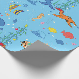 Happy Christmas Shark Geschenkpapier