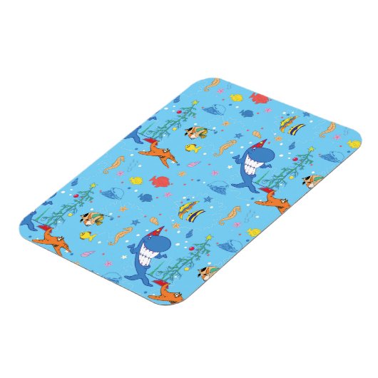 Happy Christmas Shark Magnet (Linke Seite)