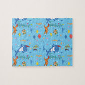 Happy Christmas Shark Puzzle (Horizontal)