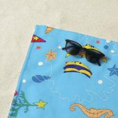 Happy Christmas Shark Strandtuch (Beispiel)