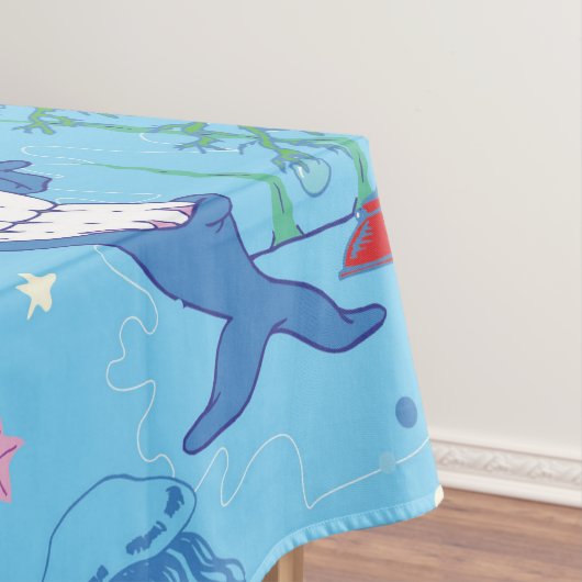 Happy Christmas Shark Tischdecke (Beispiel)