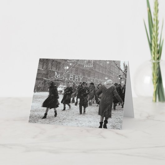 Happy Christmas Shopping! Feiertagskarte (Vorderseite)