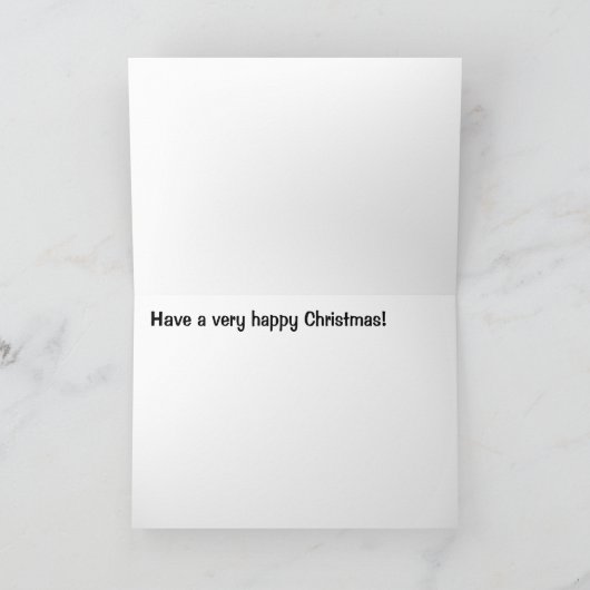 Happy Christmas Snails Feiertagskarte (Innenseite)