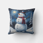 Happy christmas snowman kissen (Rückseite)