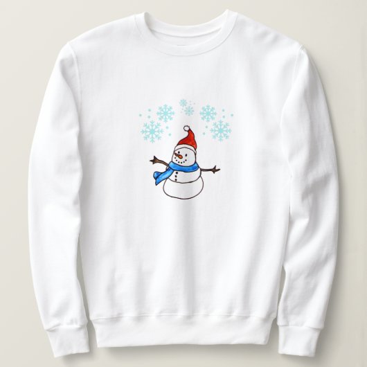 Happy Christmas Snowman Sweatshirt (Design vorne)