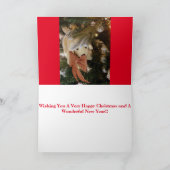 Happy Christmas Soft Toy Puppy Karte (Innenseite)