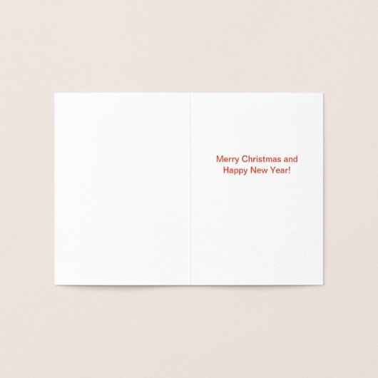 Happy Christmas Tree Folienkarte (Innenseite)