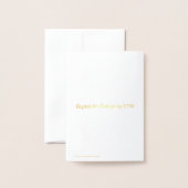 Happy Christmas Tree Folienkarte (Rückseite mit Umschlag)