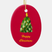Happy Christmas Tree Ornament (Hinten)