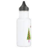 Happy Christmas Trees Edelstahlflasche (Links)