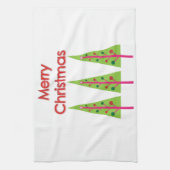 Happy Christmas Trees Handtuch (Vertikal)