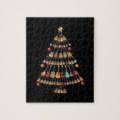 Happy Christmas|Ukulele Instrument Weihnachtsbaum Puzzle (Vertikal)