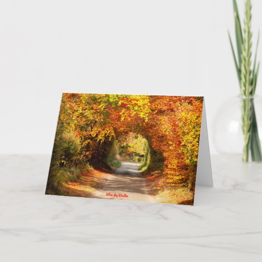 Happy Christmas Yellow Bog Kilcullen Karte (Vorderseite)