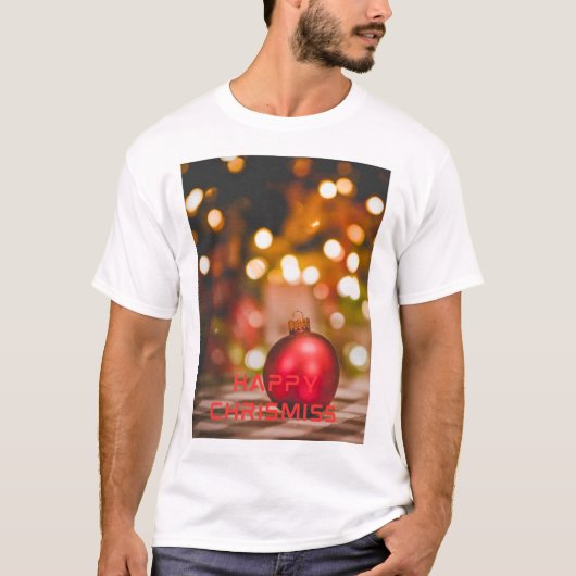 Happy christmiss t shirt (Vorderseite)