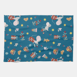 Happy Christmouse Geschirrtuch