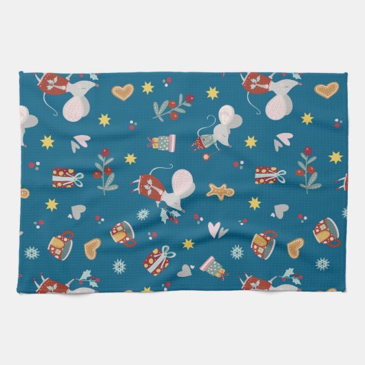 Happy Christmouse Geschirrtuch (Horizontal)