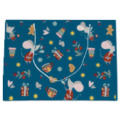 Happy Christmouse Große Geschenktüte (Vorderseite)