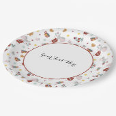 Happy Christmouse Pappteller (Schrägansicht)