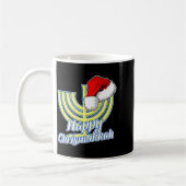 Happy Christmukkah Hanukkah Christmas Kaffeetasse (Links)