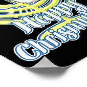 Happy Christmukkah Hanukkah Christmas  Poster (Ecke)