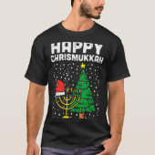 Happy Christmukkah Jewish Christmas Hanukkah Chanu T-Shirt (Vorderseite)