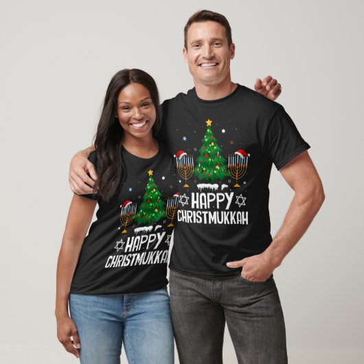 Happy Christmukkah Jewish Christmas Hanukkah Chanu T-Shirt (Unisex)