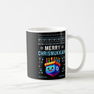 Happy Christmukkah jüdische Weihnachten Hanukkah C Kaffeetasse