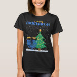 Happy Christmukkah jüdische Weihnachten Hanukkah C T-Shirt<br><div class="desc">Happy Christmukkah jüdische Weihnachten Hanukkah Chanukah</div>