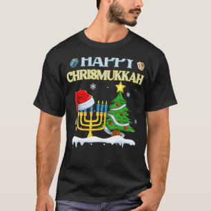 Happy Christmukkah jüdische Weihnachten Hanukkah C T-Shirt