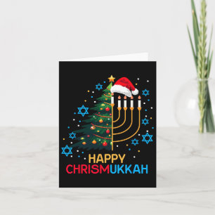 Happy Christmukkah Merry Christmas Hanukkah jüdisc Karte