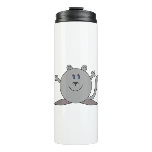 Happy Chubby Mouse Thermosbecher (Vorderseite)