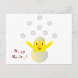 Happy Cick in ein Ei Postkarte