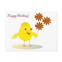 Happy Cick mit Blume