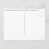 Happy Cinco de los Penguinos Feiertagspostkarte (Rückseite)