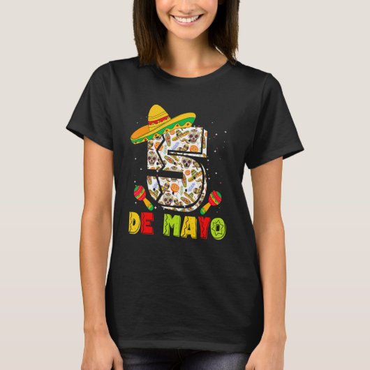 Happy Cinco De Mayo 2023 Mexican Party Lets Fiesta T-Shirt (Vorderseite)