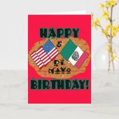 Happy Cinco de Mayo Birthday Karte (Gelbe Blume)